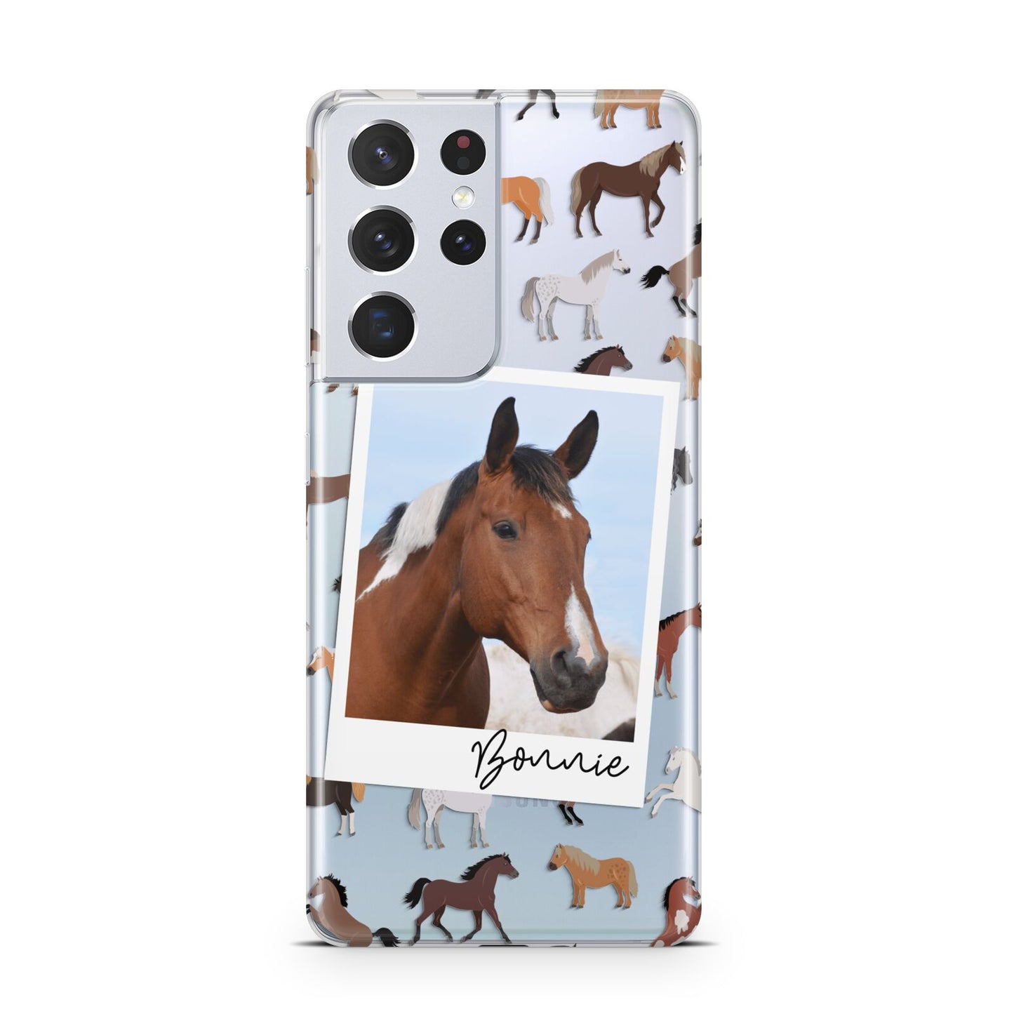 Personalised Horse Photo Samsung S21 Ultra Case