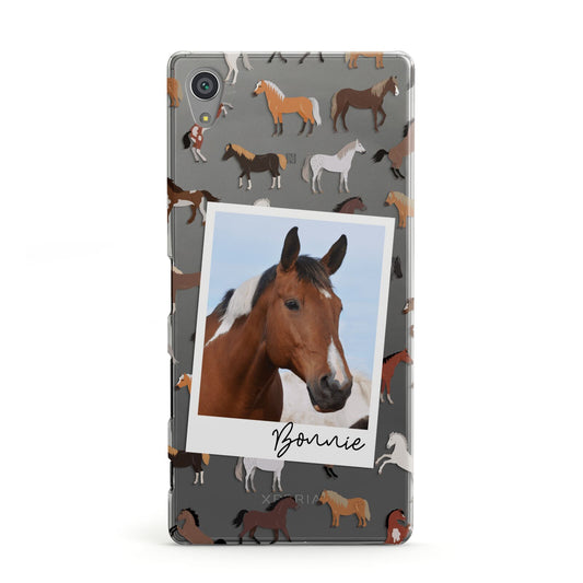 Personalised Horse Photo Sony Xperia Case