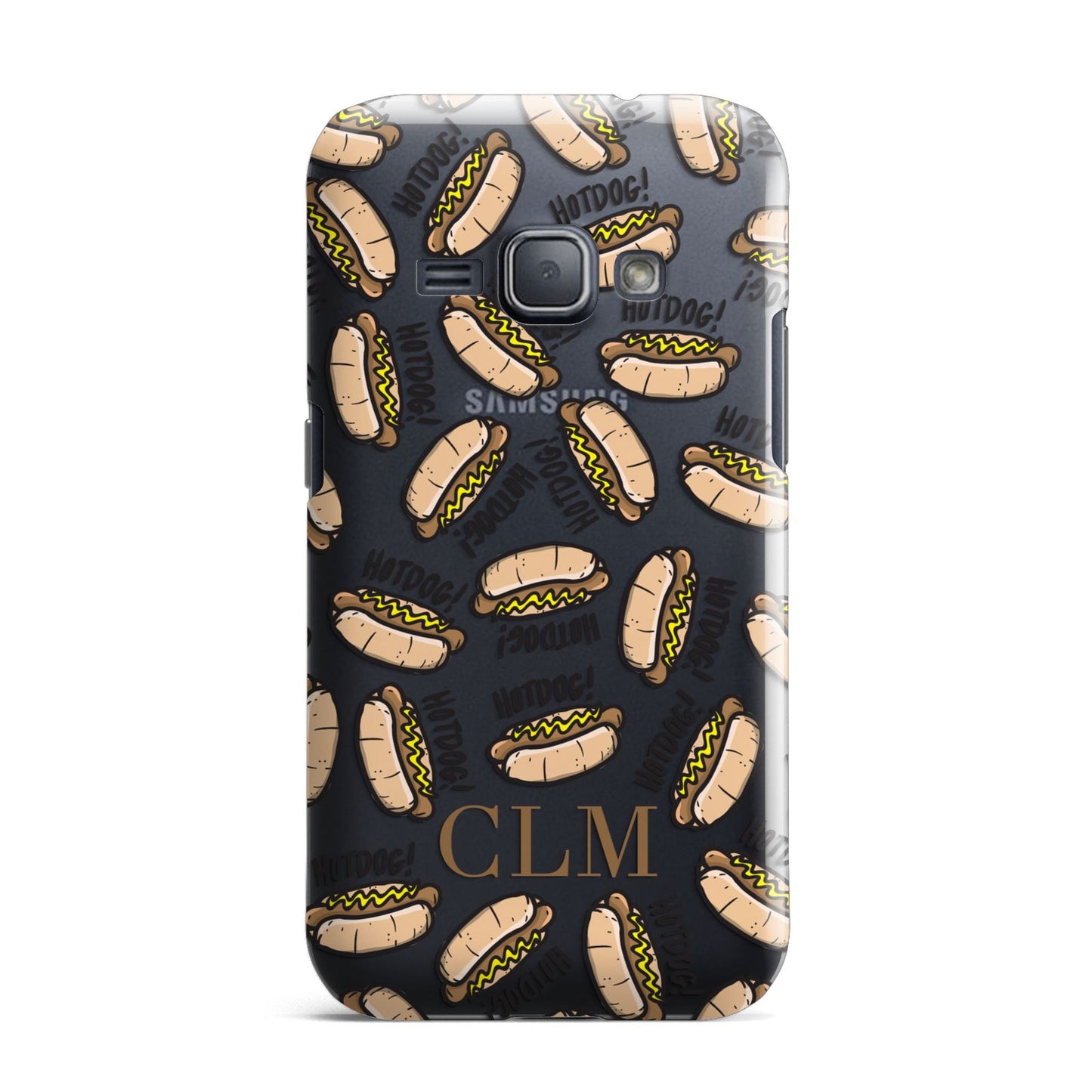 Personalised Hot Dog Initials Samsung Galaxy J1 2016 Case