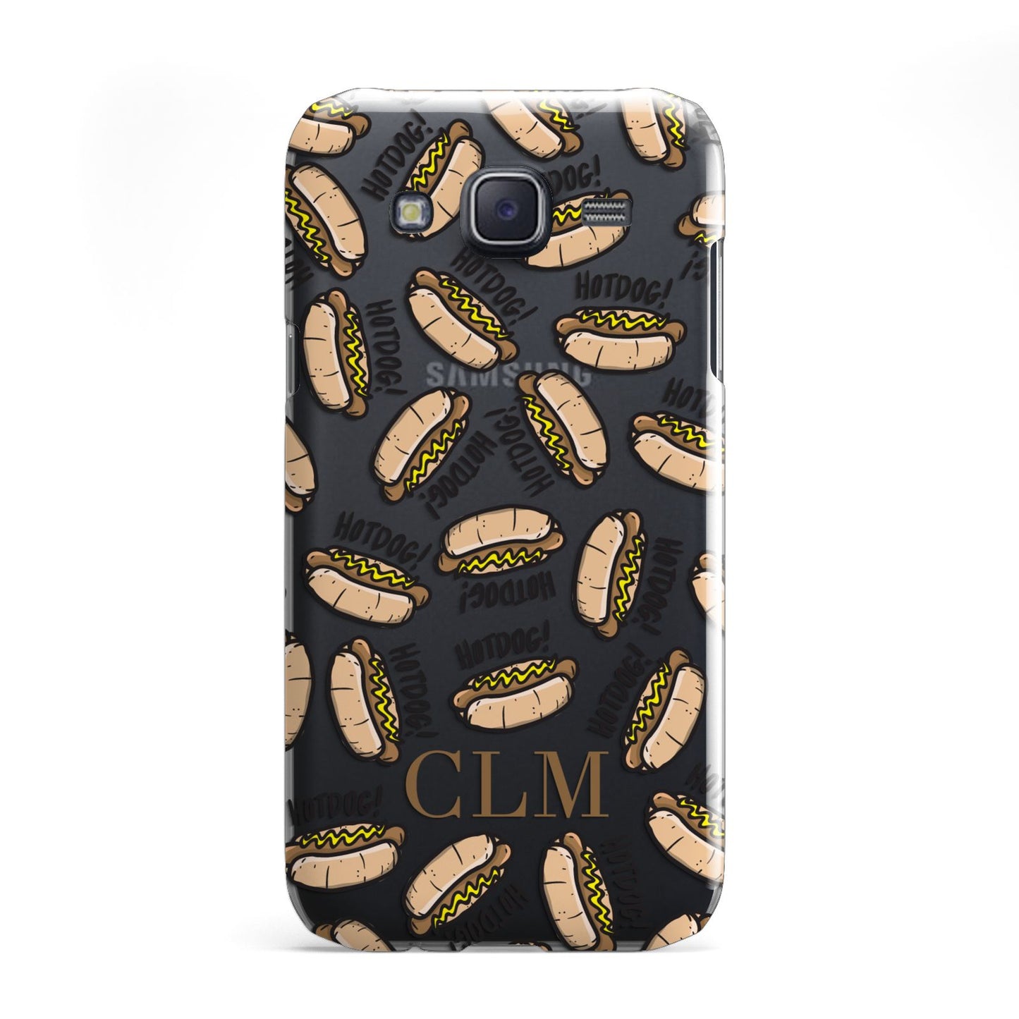 Personalised Hot Dog Initials Samsung Galaxy J5 Case