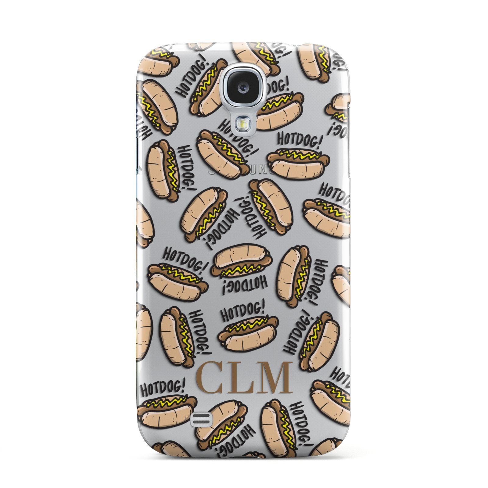 Personalised Hot Dog Initials Samsung Galaxy S4 Case