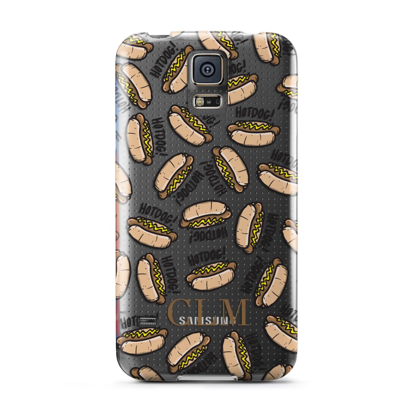 Personalised Hot Dog Initials Samsung Galaxy S5 Case