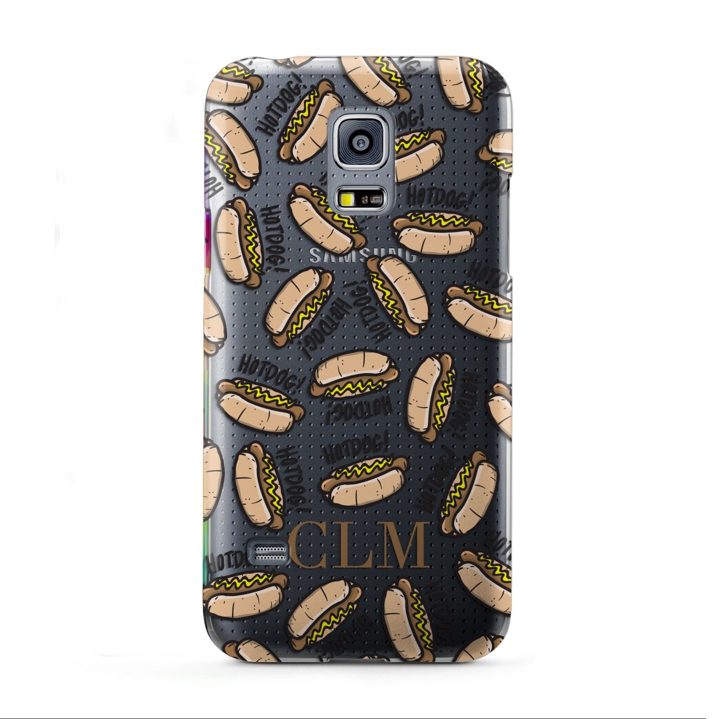 Personalised Hot Dog Initials Samsung Galaxy S5 Mini Case