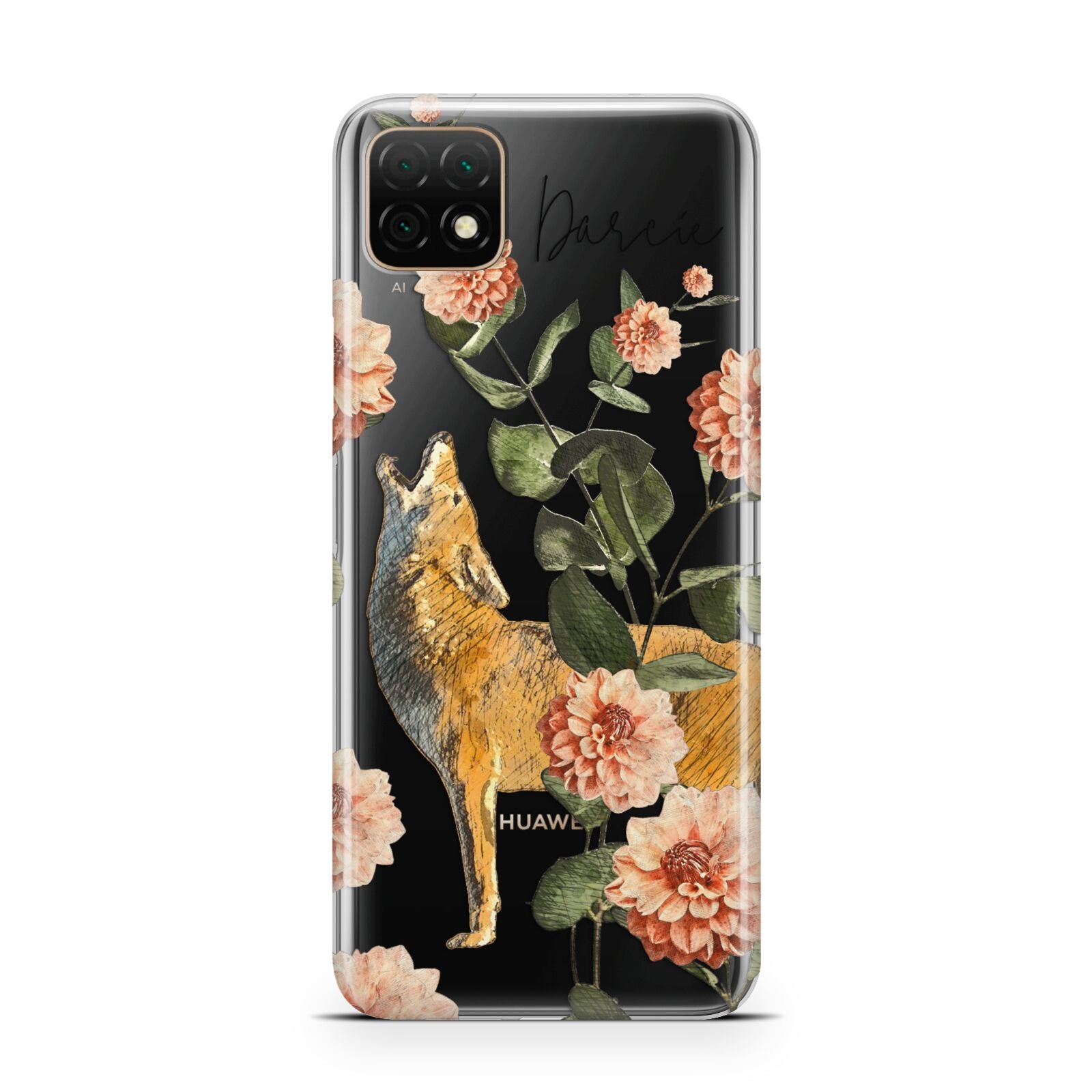 Personalised Howling Wolf Huawei Enjoy 20 Phone Case