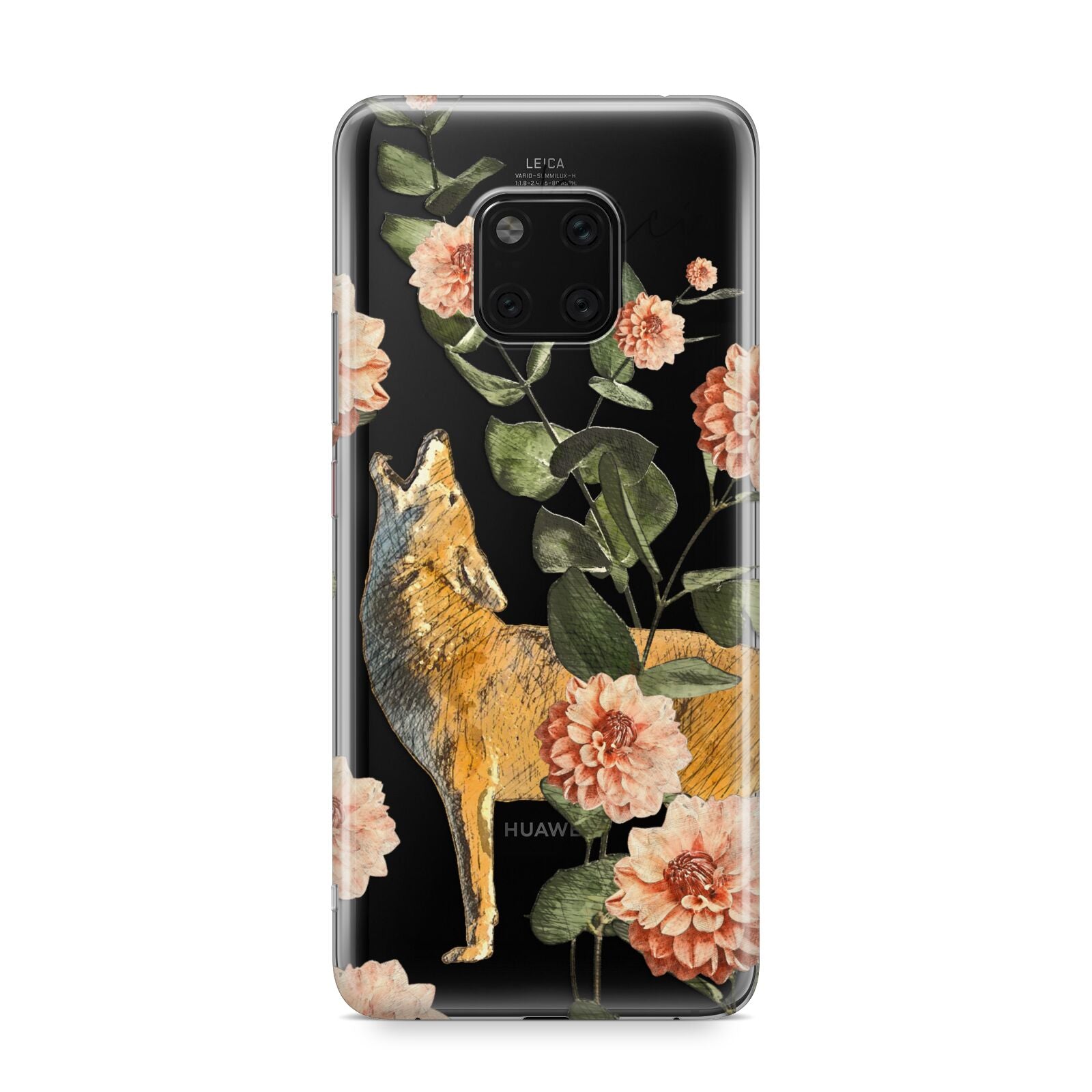 Personalised Howling Wolf Huawei Mate 20 Pro Phone Case