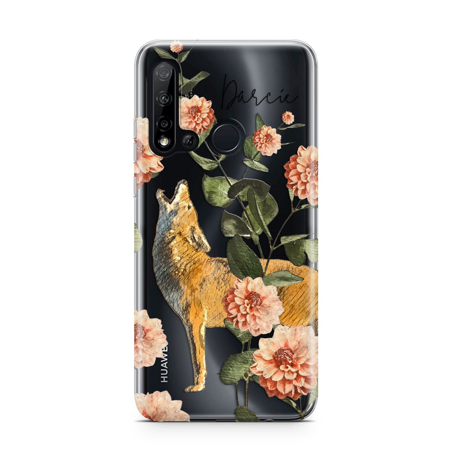 Personalised Howling Wolf Huawei P20 Lite 5G Phone Case