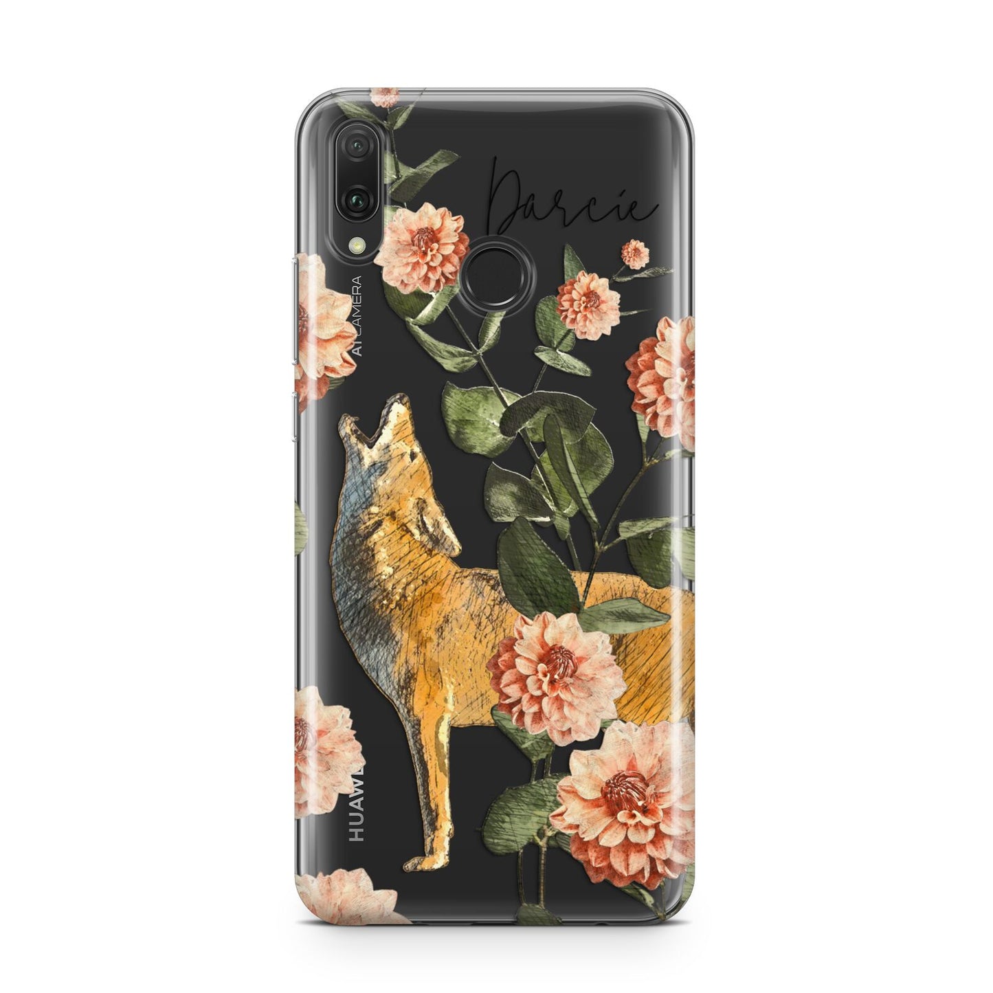 Personalised Howling Wolf Huawei Y9 2019