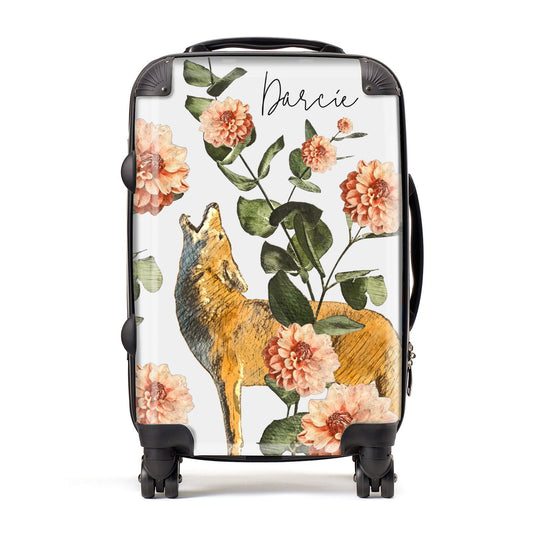 Personalised Howling Wolf Suitcase