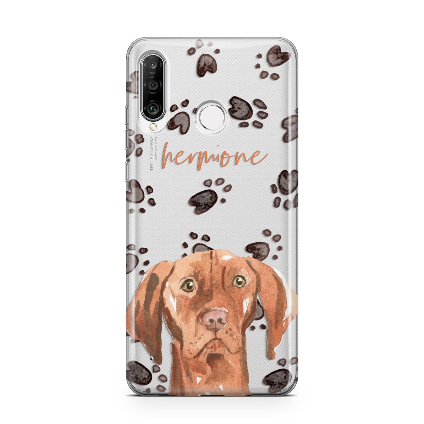 Personalised Hungarian Vizsla Huawei P30 Lite Phone Case