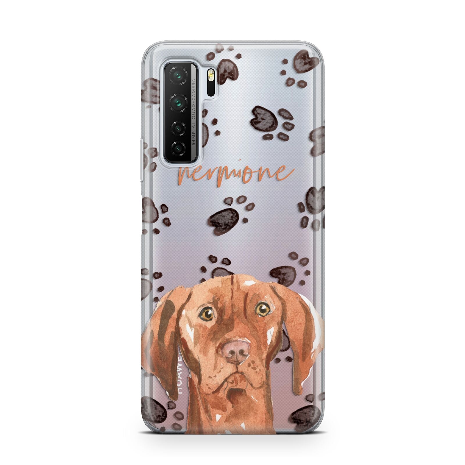 Personalised Hungarian Vizsla Huawei P40 Lite 5G Phone Case