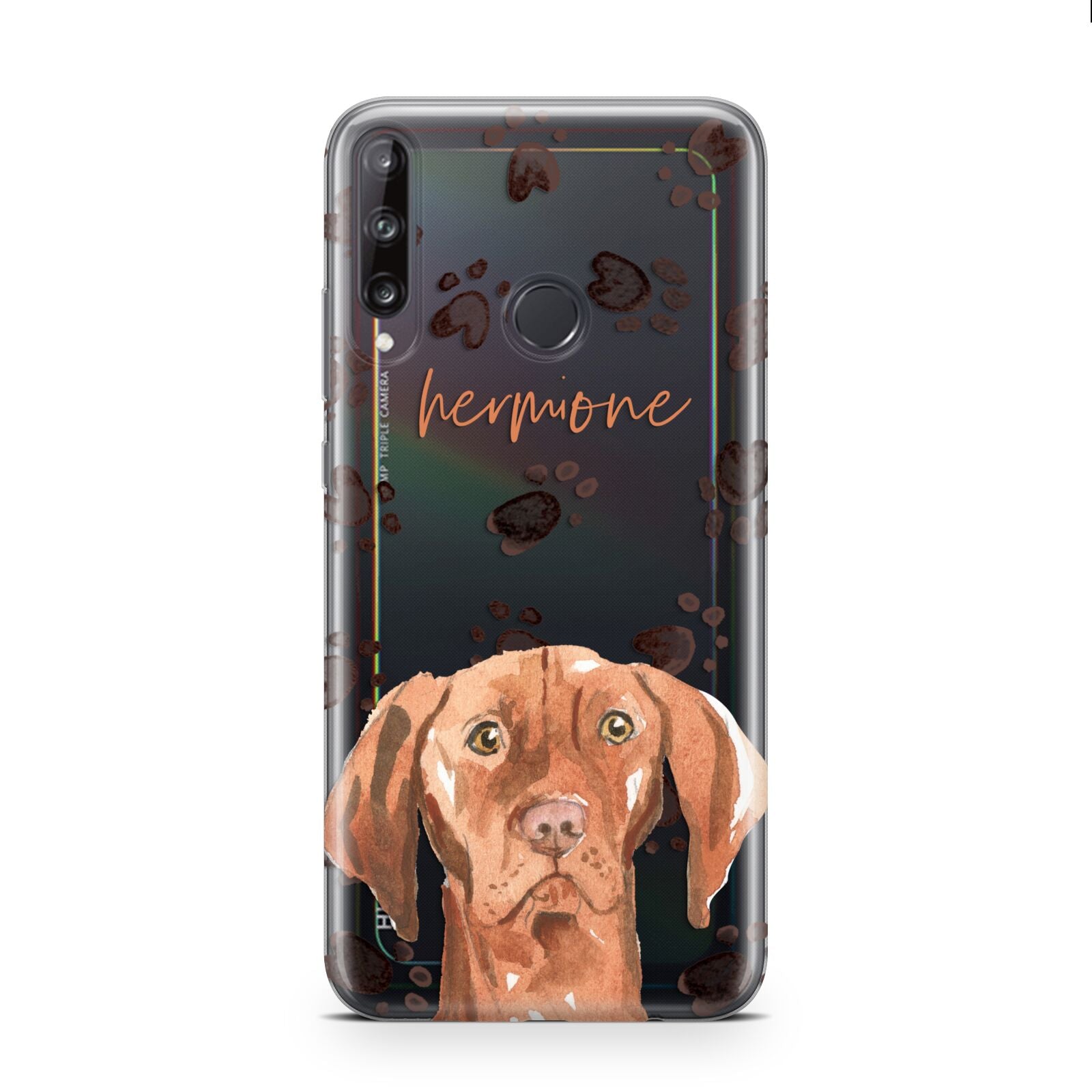 Personalised Hungarian Vizsla Huawei P40 Lite E Phone Case