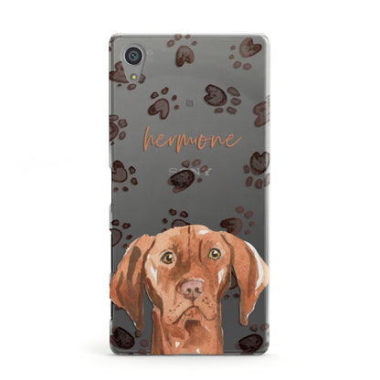 Personalised Hungarian Vizsla Sony Xperia Case