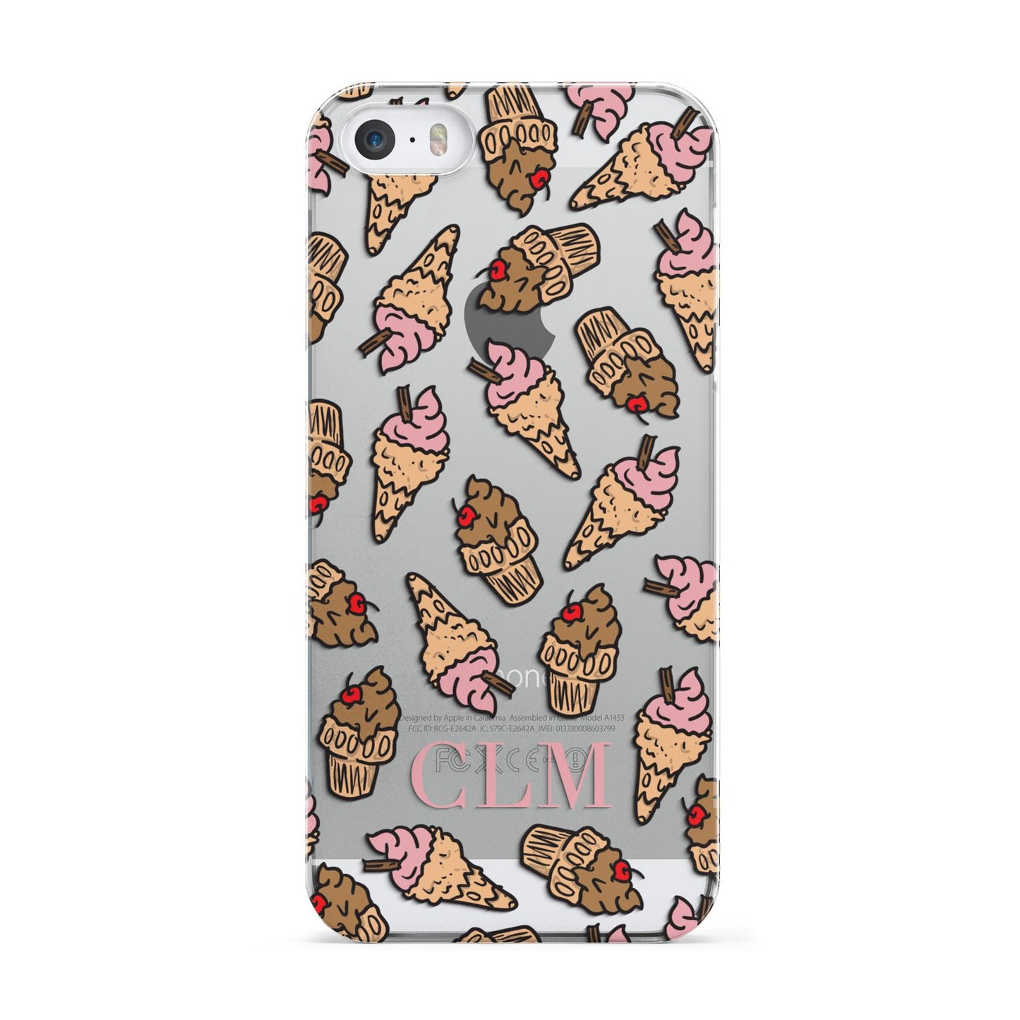 Personalised Ice Creams Initials Apple iPhone 5 Case