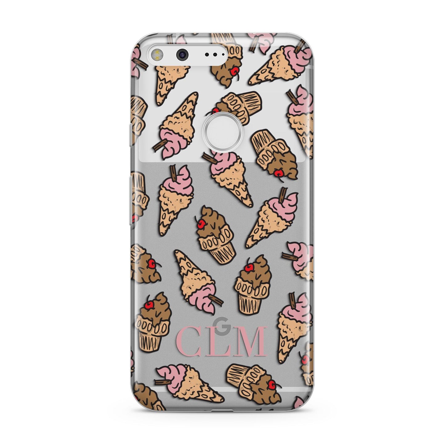 Personalised Ice Creams Initials Google Pixel Case