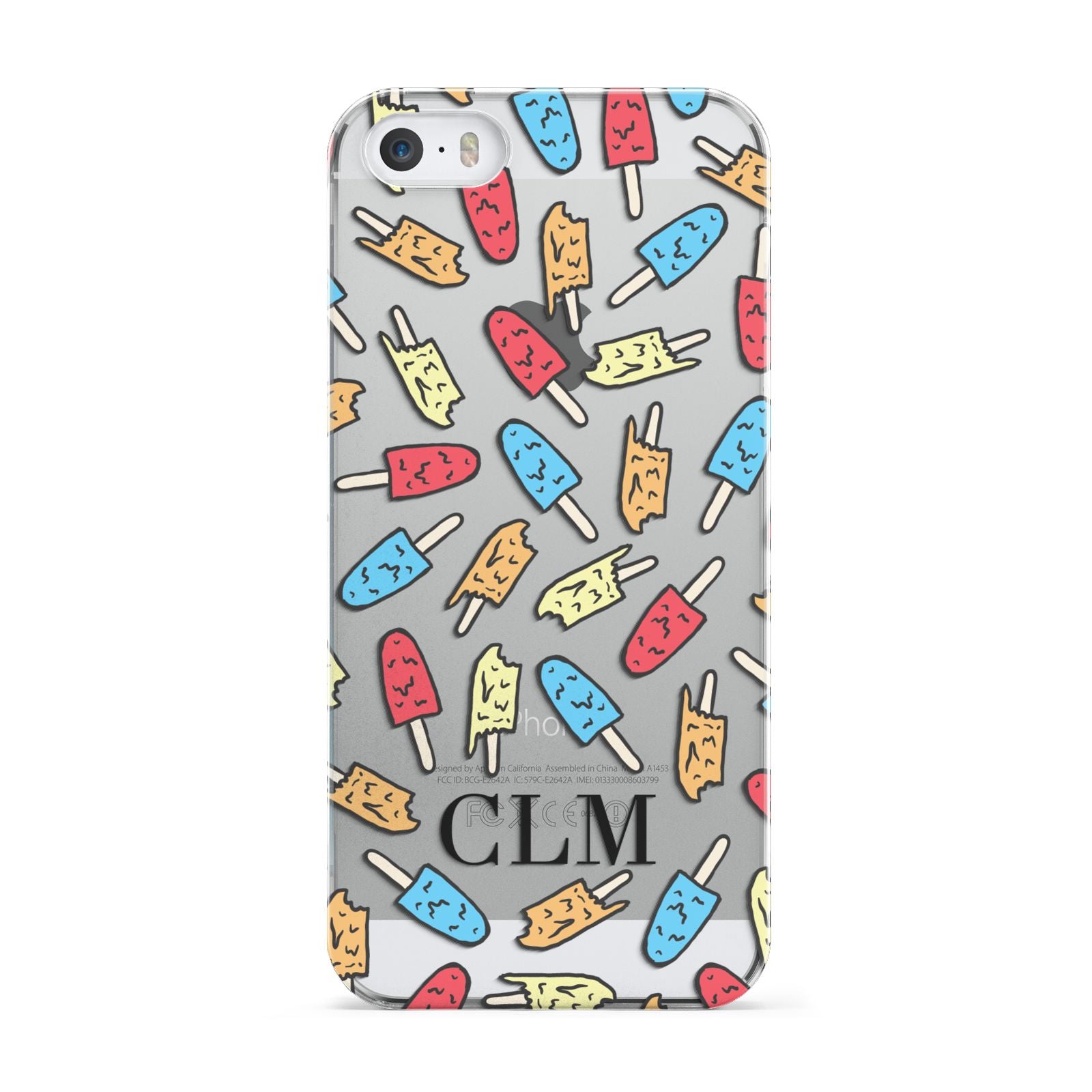 Personalised Ice Lolly Initials Apple iPhone 5 Case