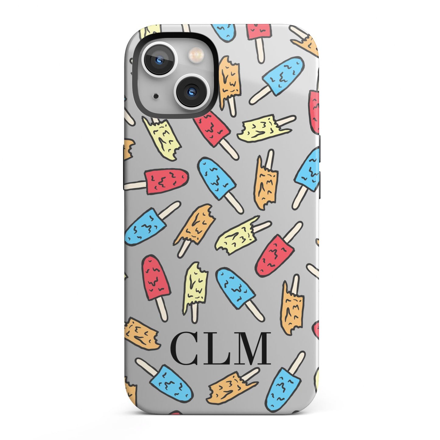 Personalised Ice Lolly Initials iPhone 13 Full Wrap 3D Tough Case