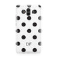 Personalised Initial Black Dots Huawei Mate 10 Protective Phone Case