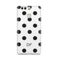 Personalised Initial Black Dots Huawei P9 Case