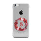 Personalised Initial Floral Wreath Apple iPhone 5c Case