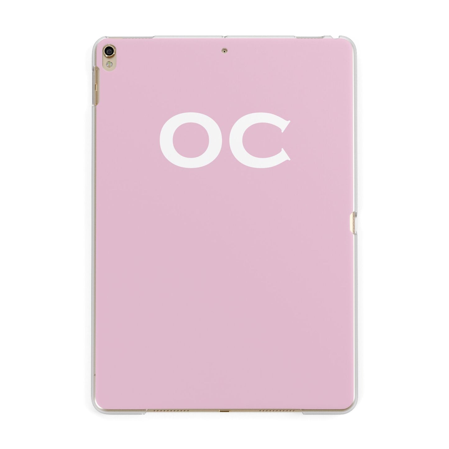 Personalised Initials 2 Apple iPad Gold Case