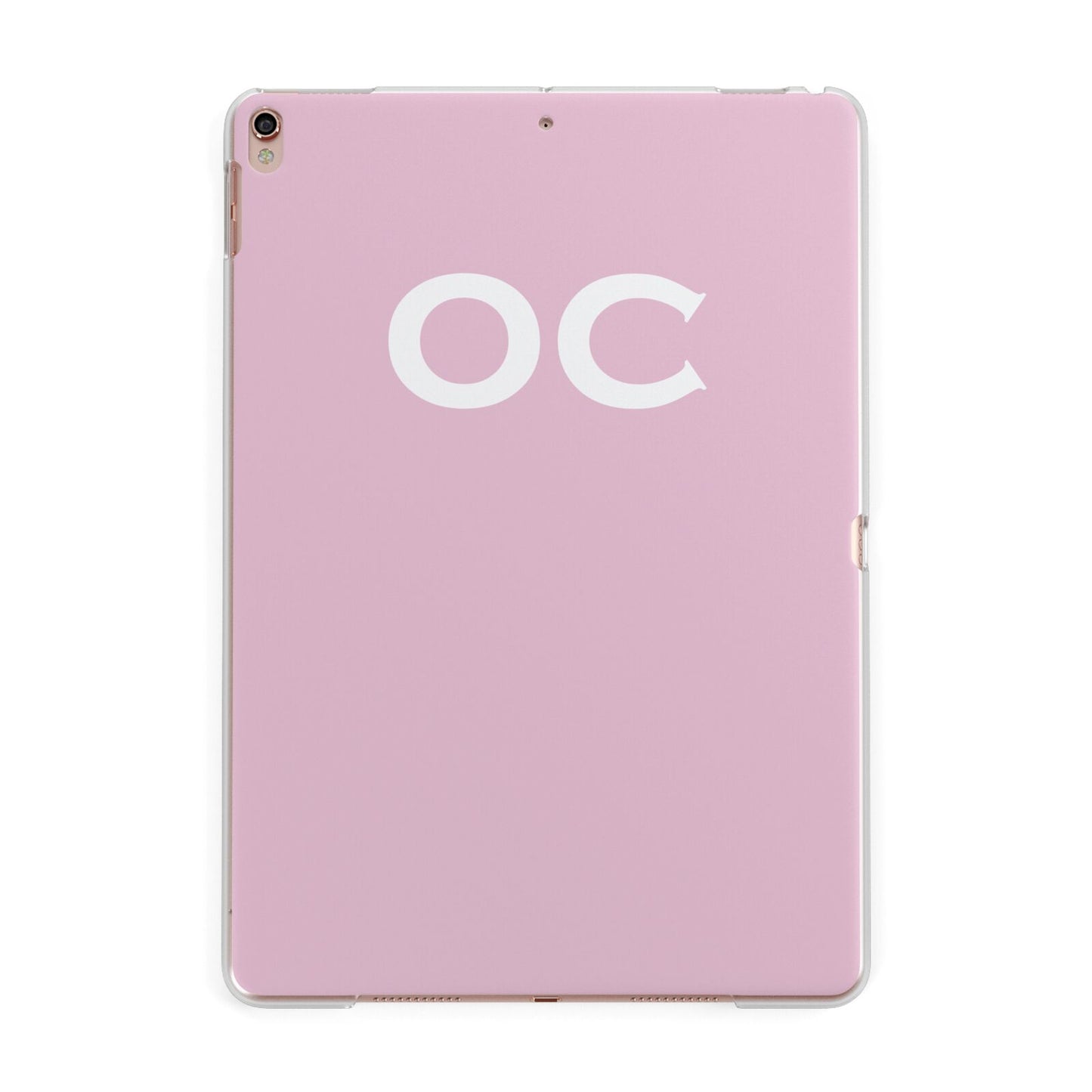 Personalised Initials 2 Apple iPad Rose Gold Case