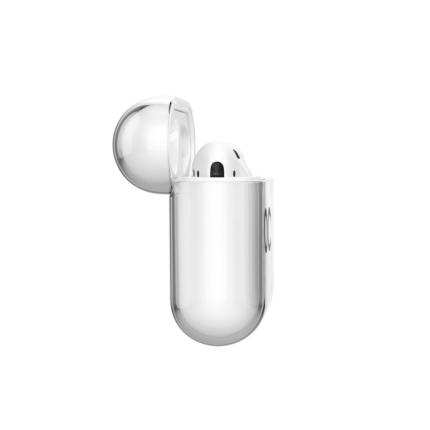 Personalised Initials 3 AirPods Case Side Angle