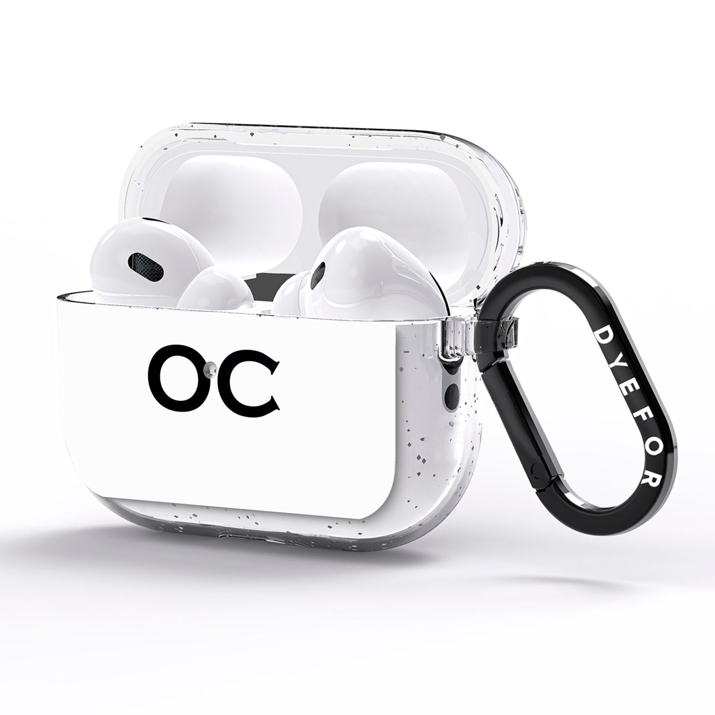 Personalised Initials 3 AirPods Pro Glitter Case Side Image