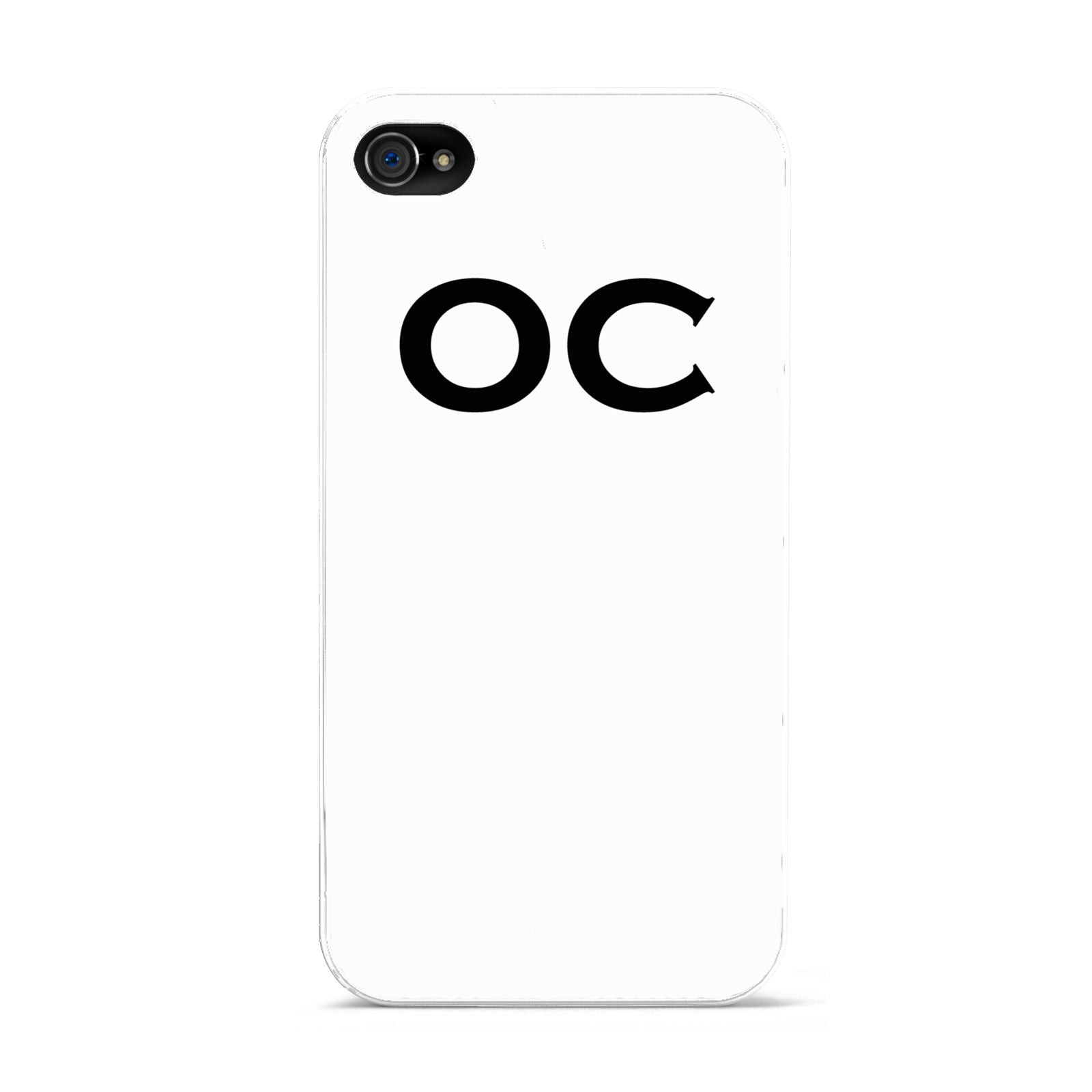 Personalised Initials 3 Apple iPhone 4s Case