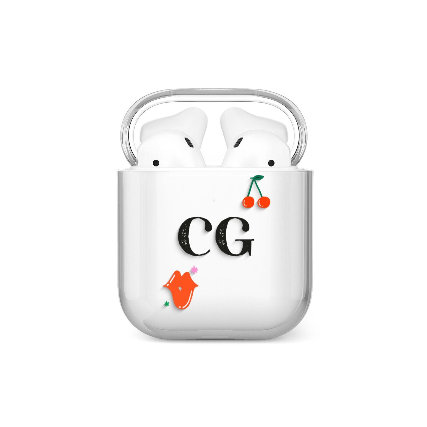 Personalised Initials Cherry AirPods Case