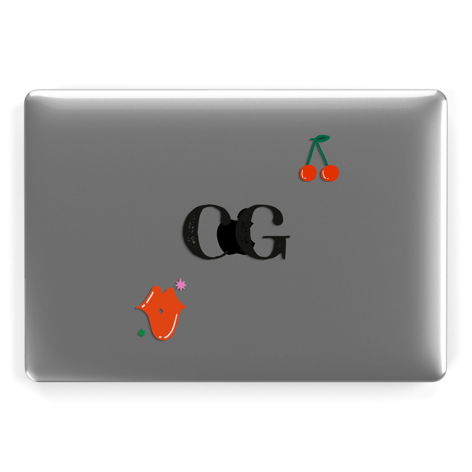 Personalised Initials Cherry Apple MacBook Case