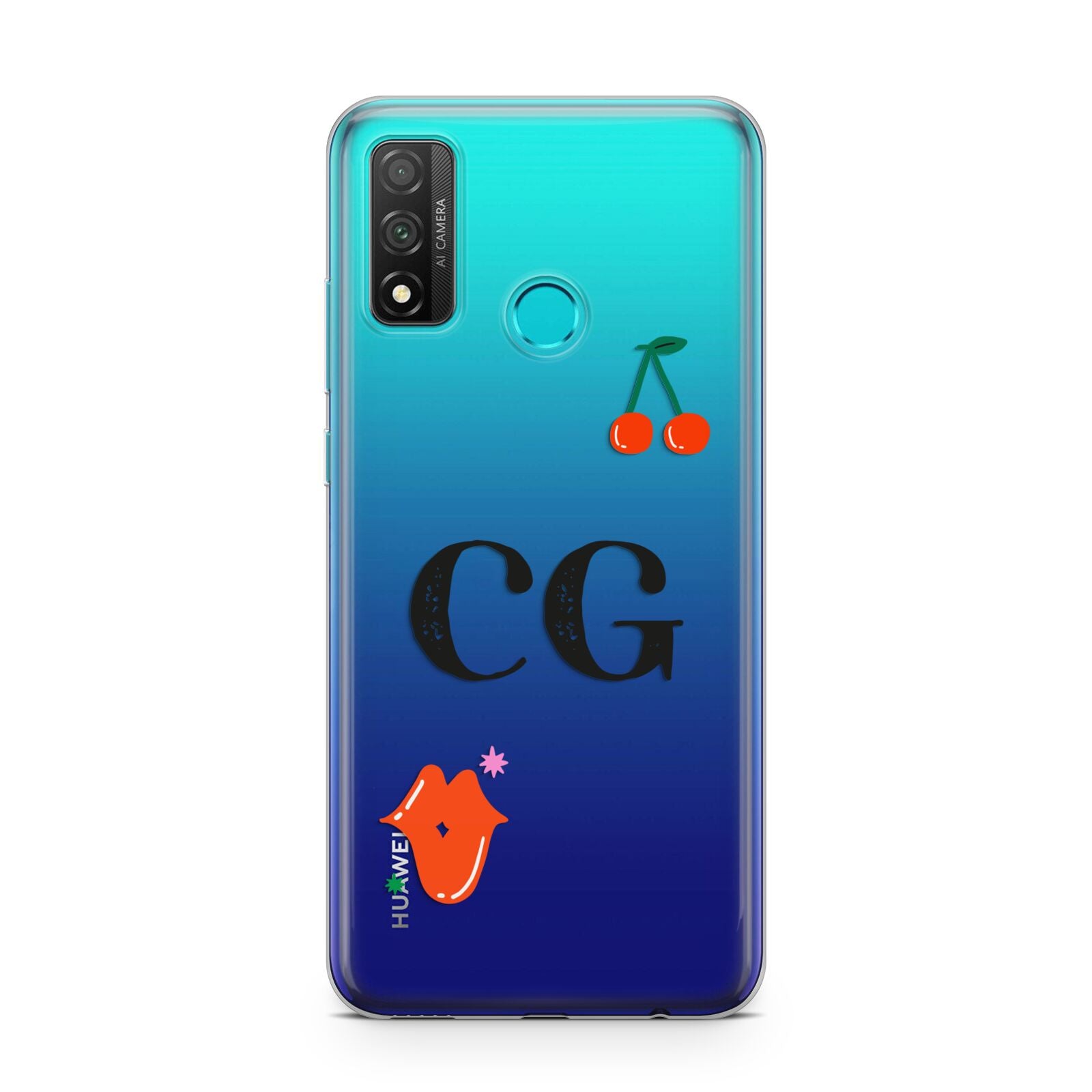 Personalised Initials Cherry Huawei P Smart 2020