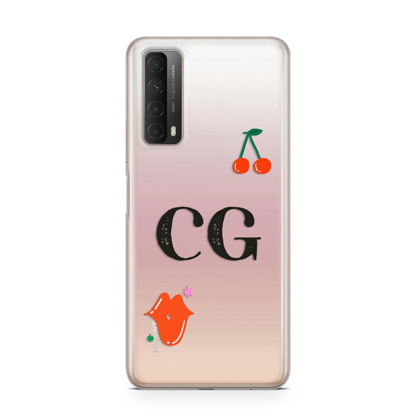 Personalised Initials Cherry Huawei P Smart 2021