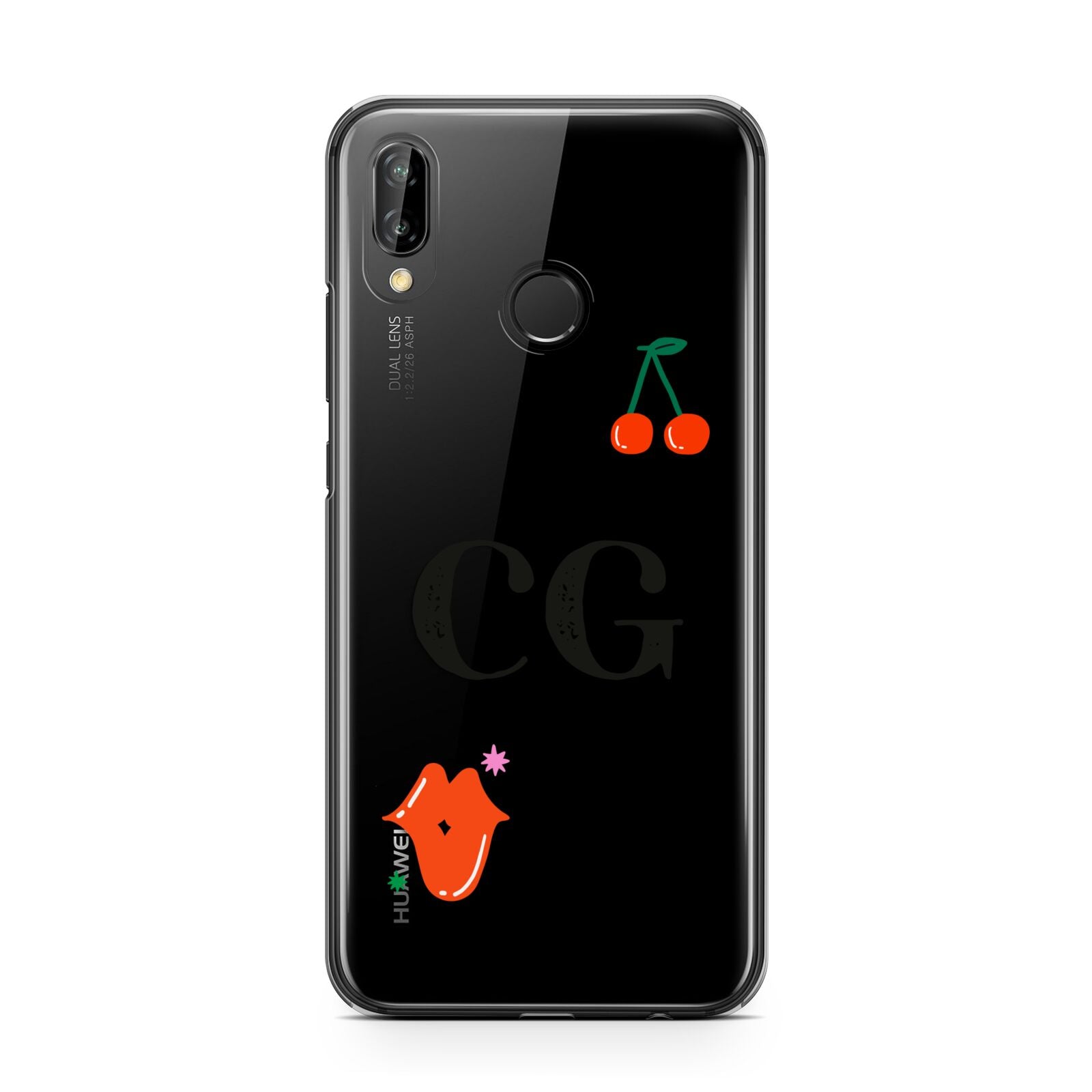 Personalised Initials Cherry Huawei P20 Lite Phone Case