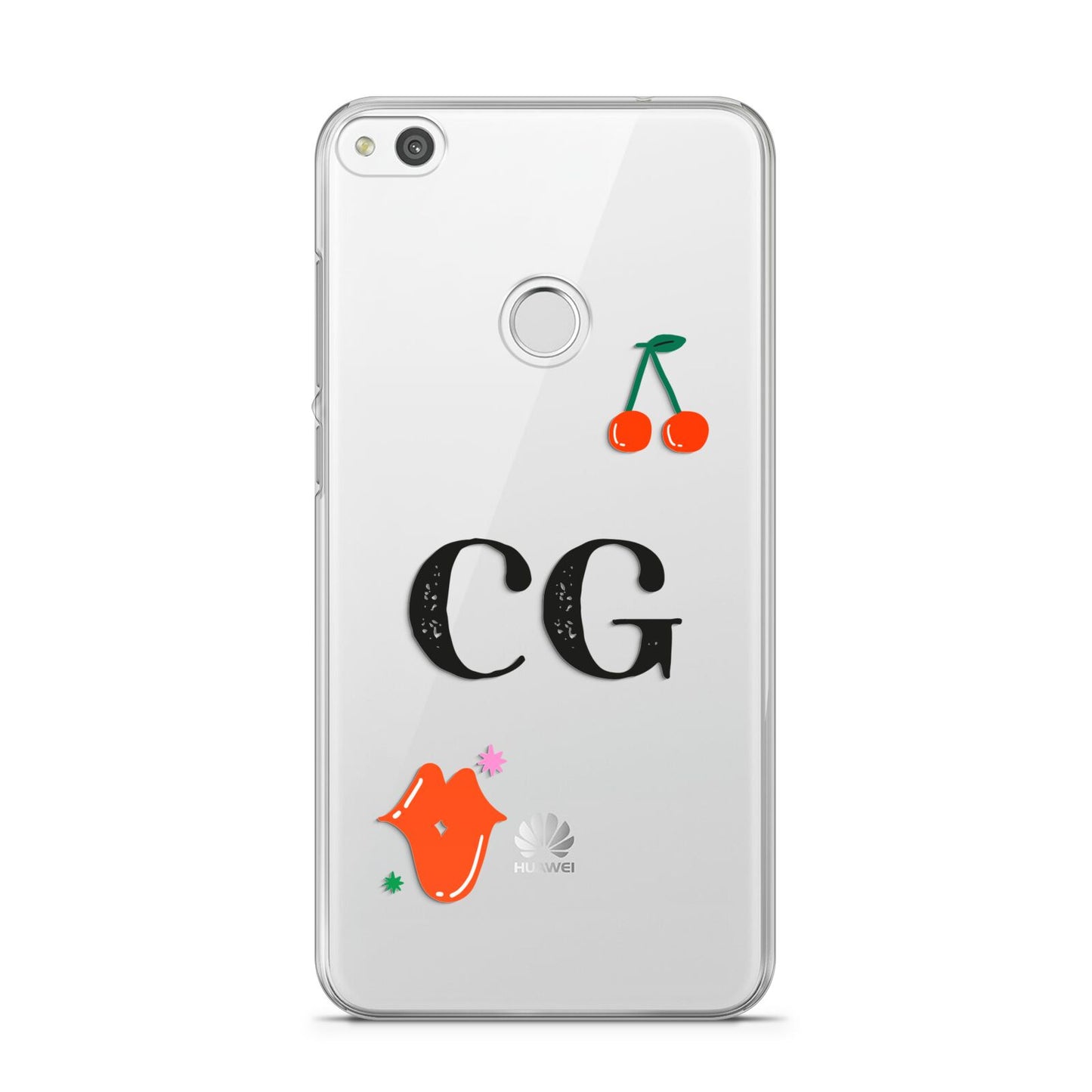 Personalised Initials Cherry Huawei P8 Lite Case