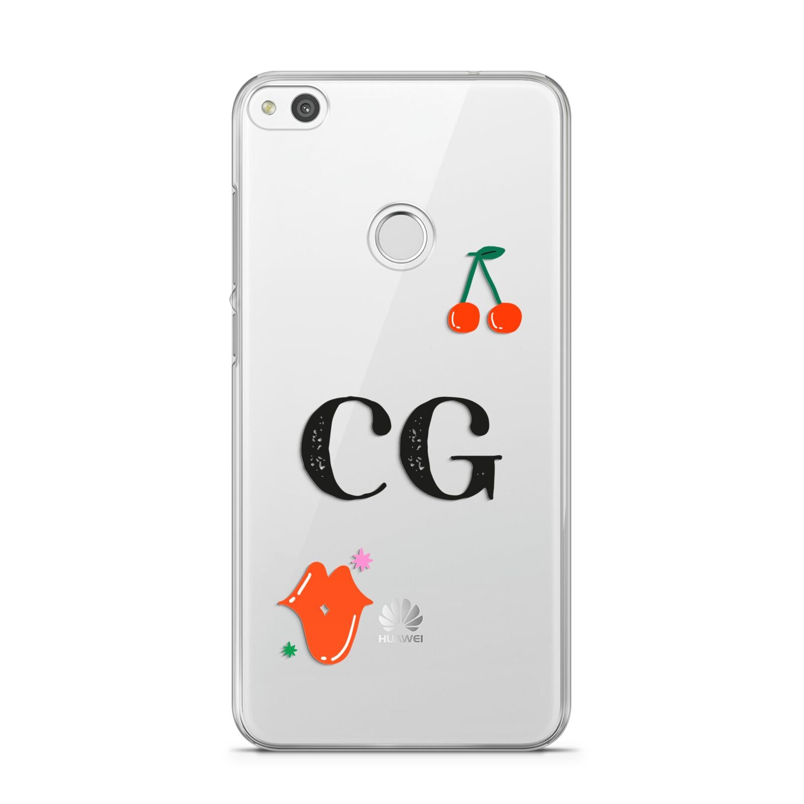 Personalised Initials Cherry Huawei P8 Lite Case