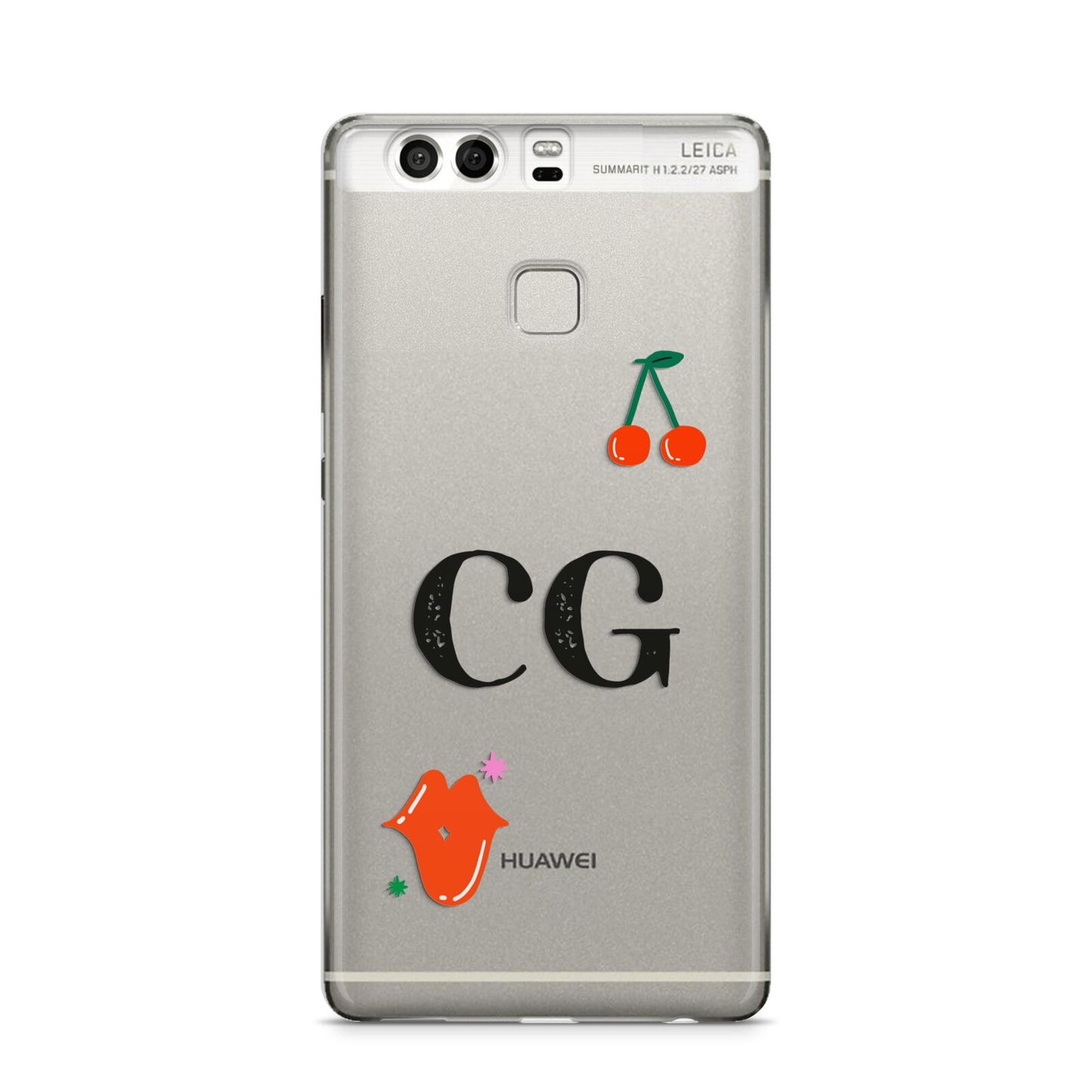 Personalised Initials Cherry Huawei P9 Case