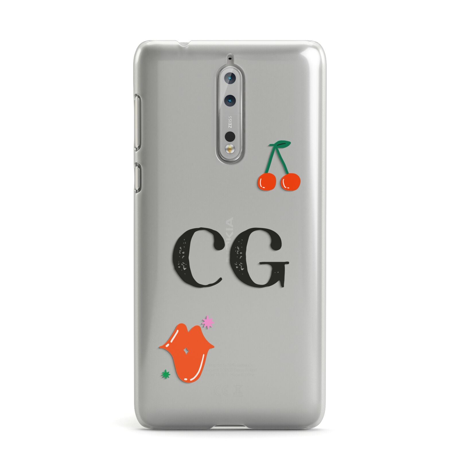 Personalised Initials Cherry Nokia Case