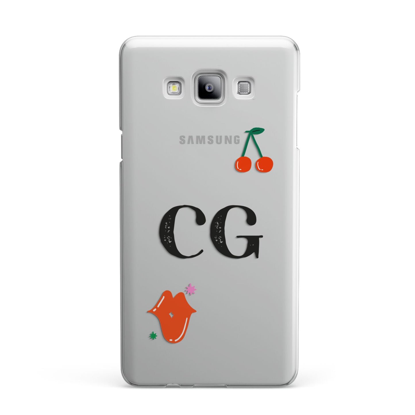 Personalised Initials Cherry Samsung Galaxy A7 2015 Case