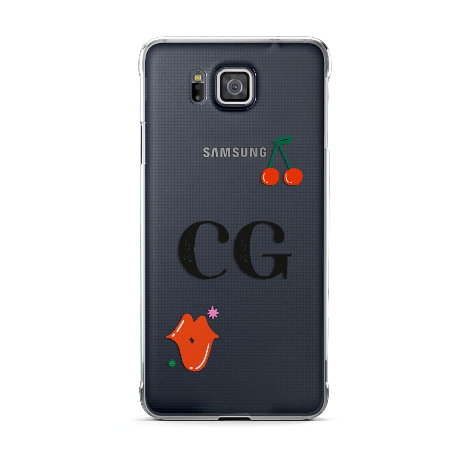 Personalised Initials Cherry Samsung Galaxy Alpha Case