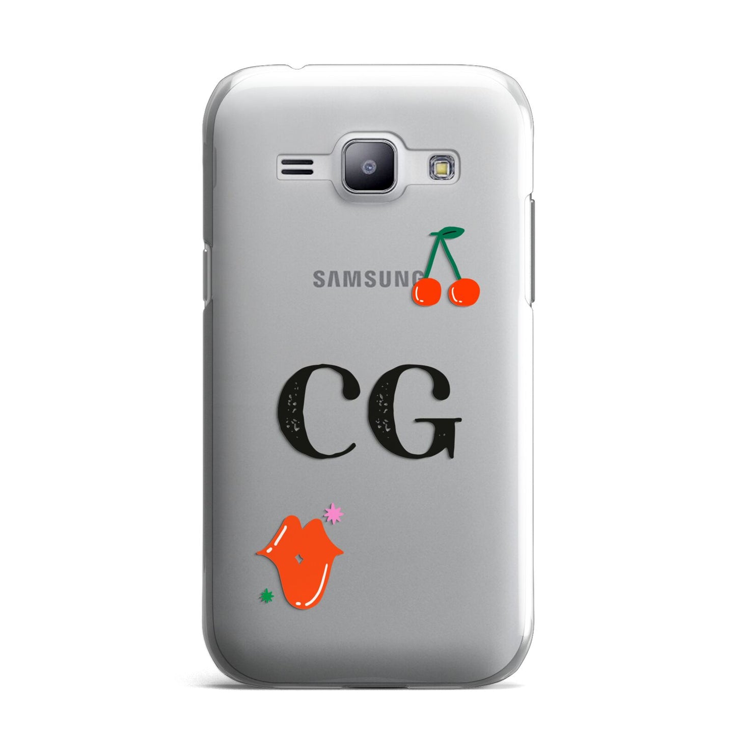 Personalised Initials Cherry Samsung Galaxy J1 2015 Case