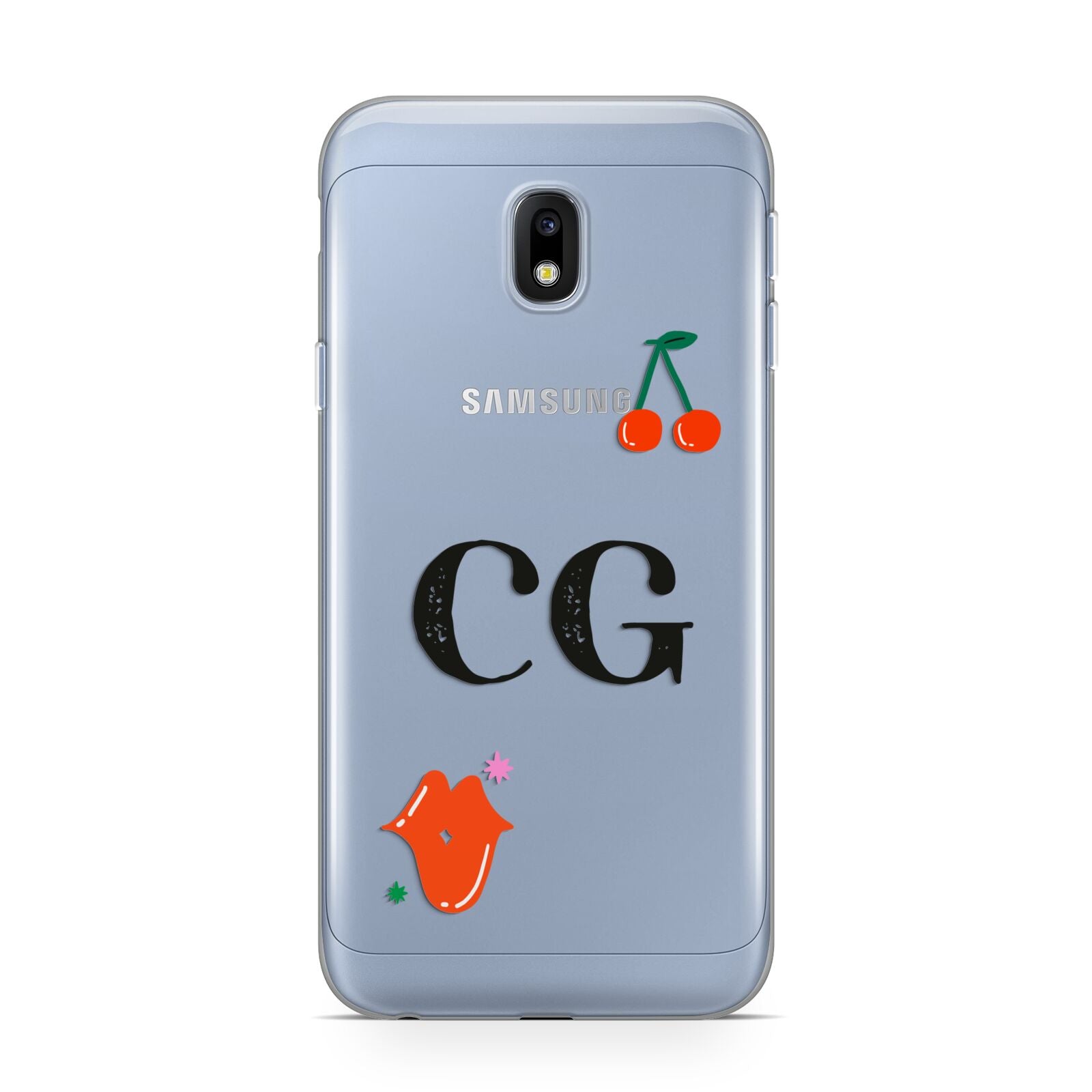 Personalised Initials Cherry Samsung Galaxy J3 2017 Case