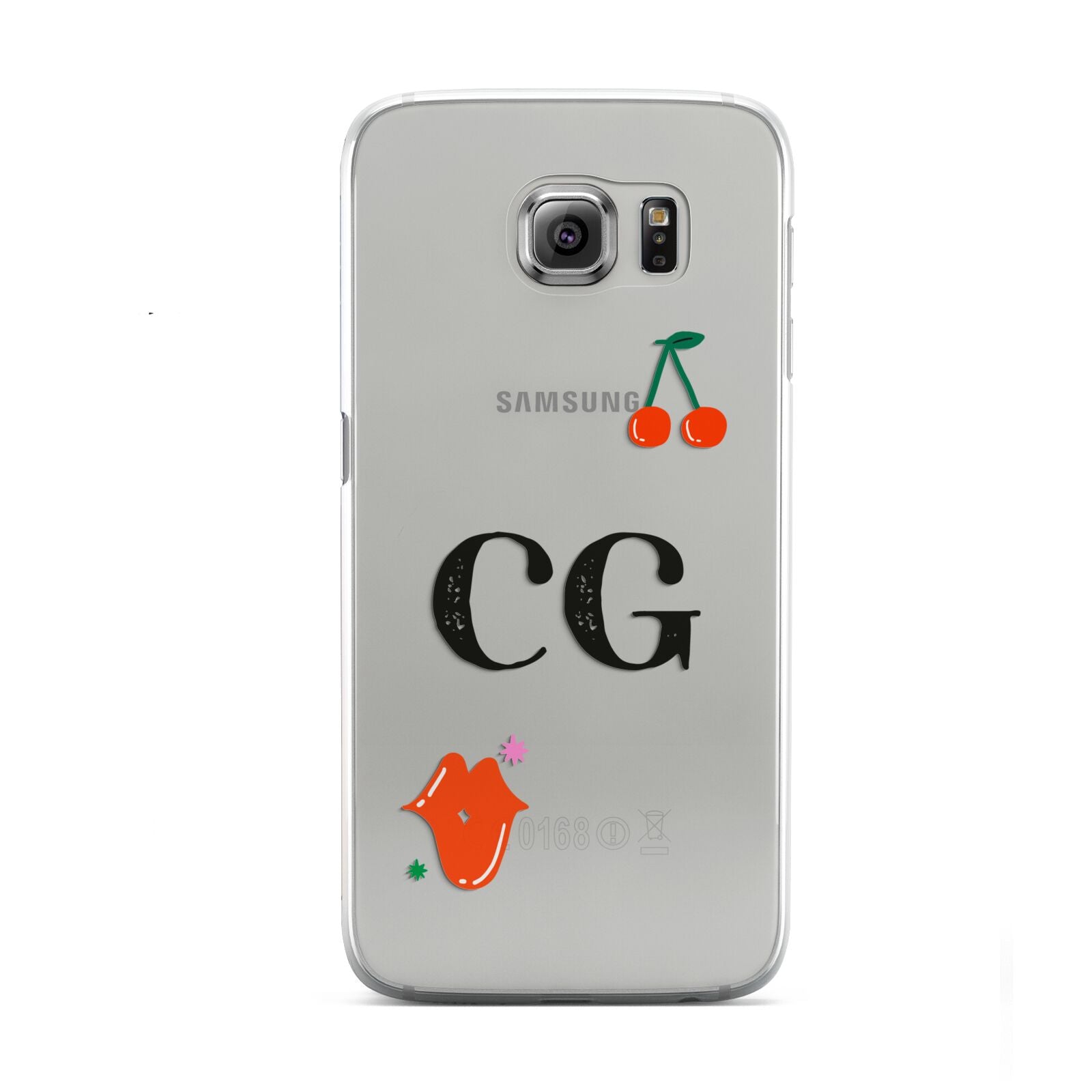 Personalised Initials Cherry Samsung Galaxy S6 Case