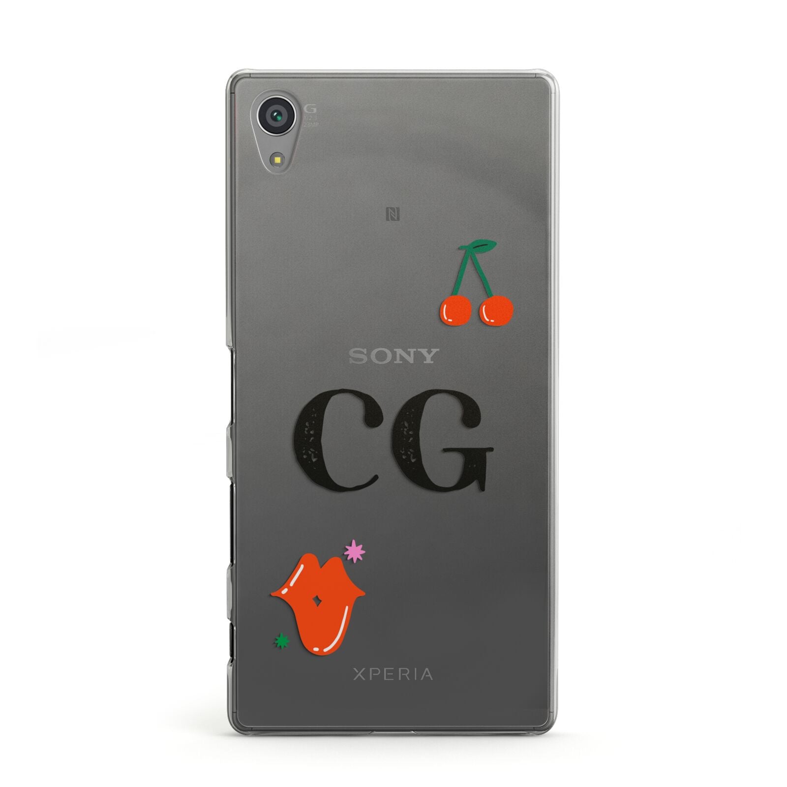 Personalised Initials Cherry Sony Xperia Case