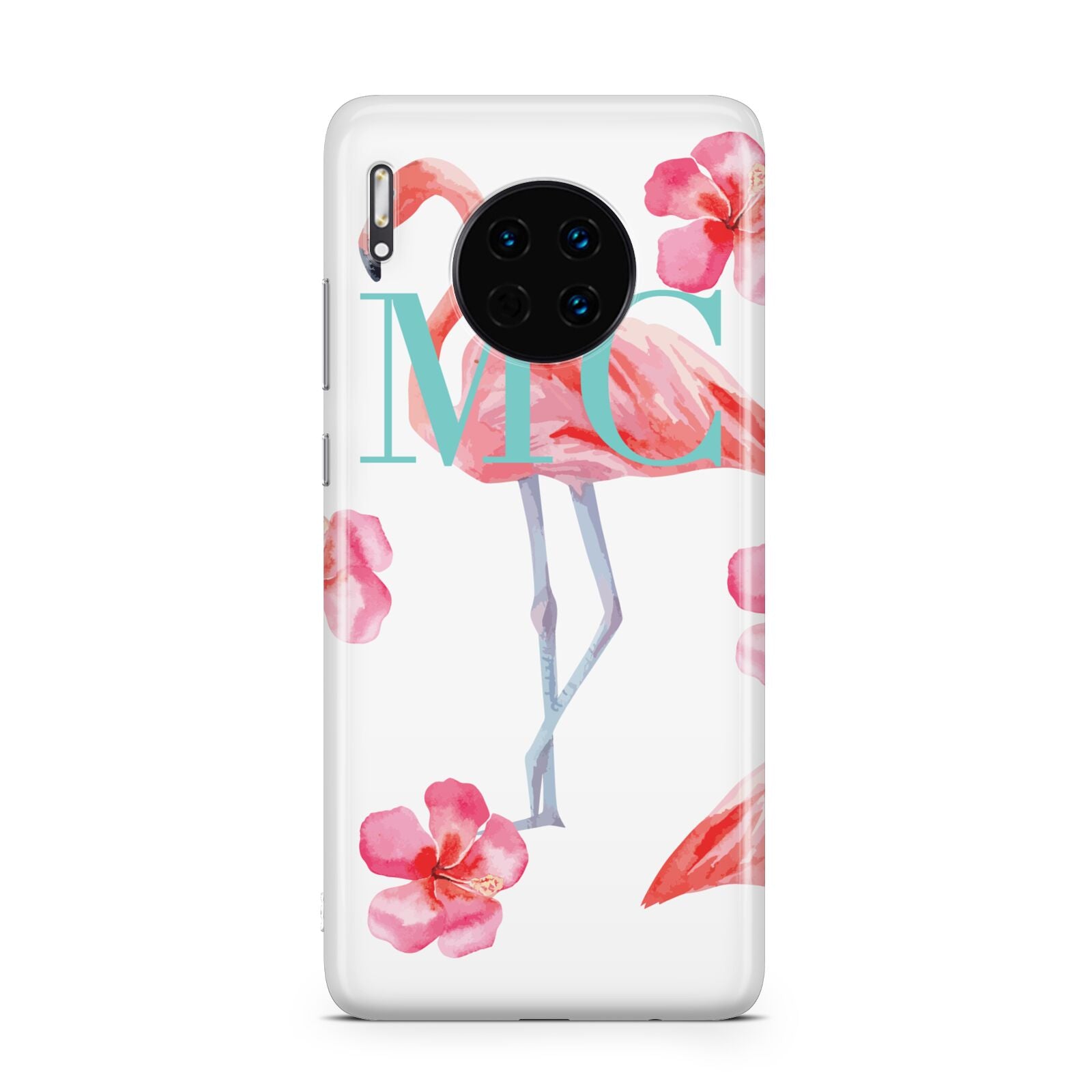 Personalised Initials Flamingo 3 Huawei Mate 30