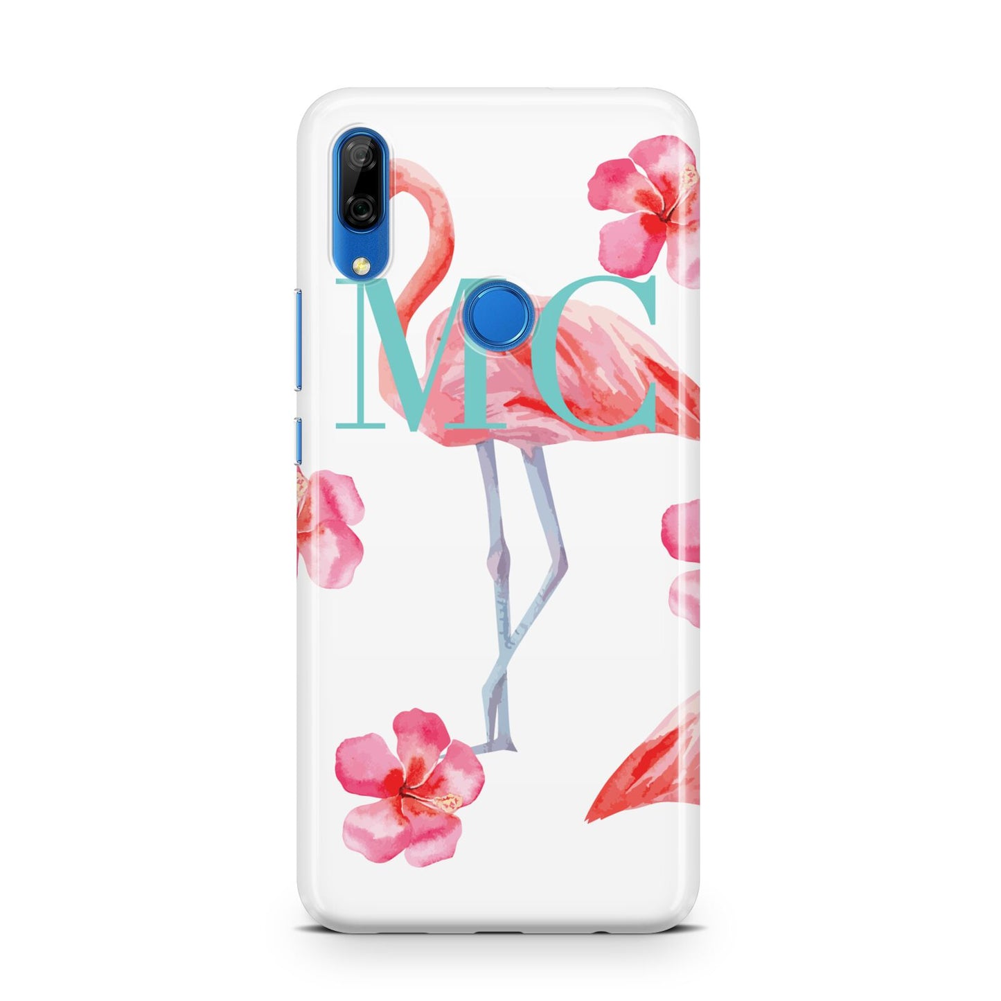 Personalised Initials Flamingo 3 Huawei P Smart Z