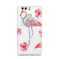 Personalised Initials Flamingo 3 Huawei P9 Case