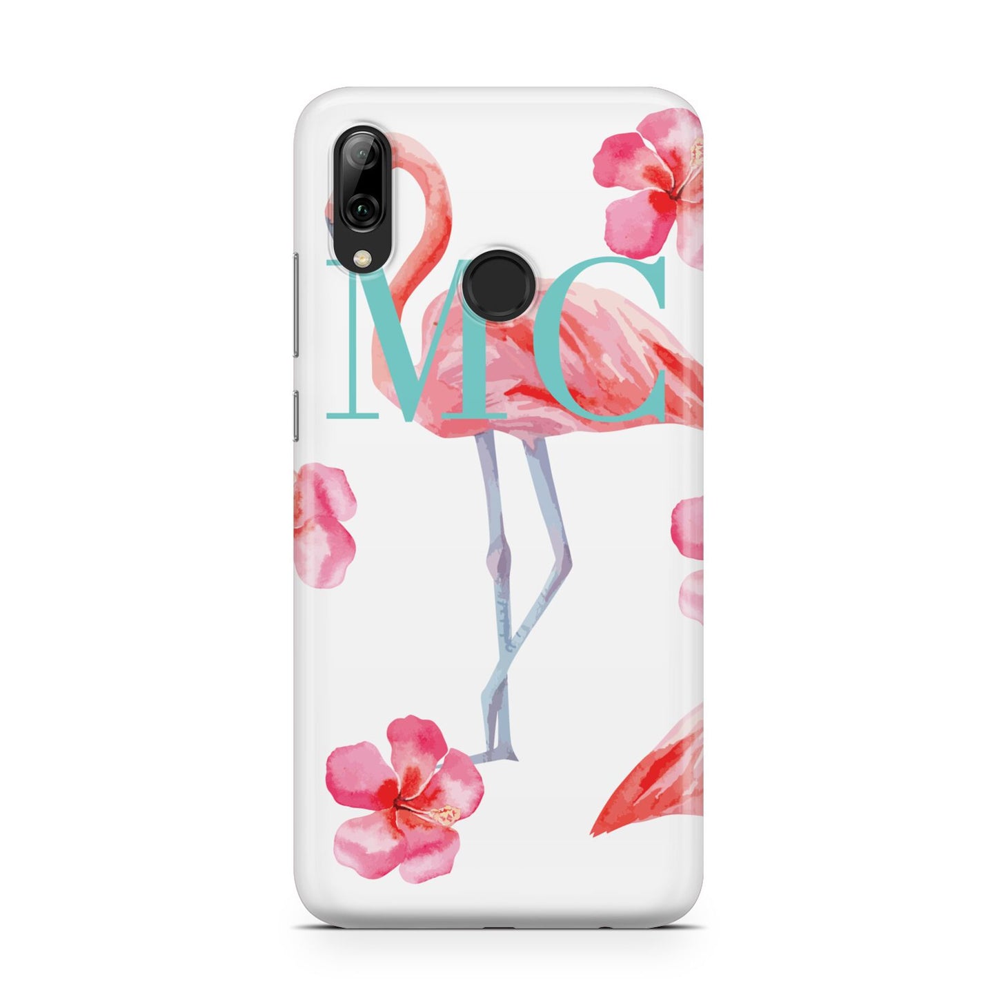 Personalised Initials Flamingo 3 Huawei Y7 2019