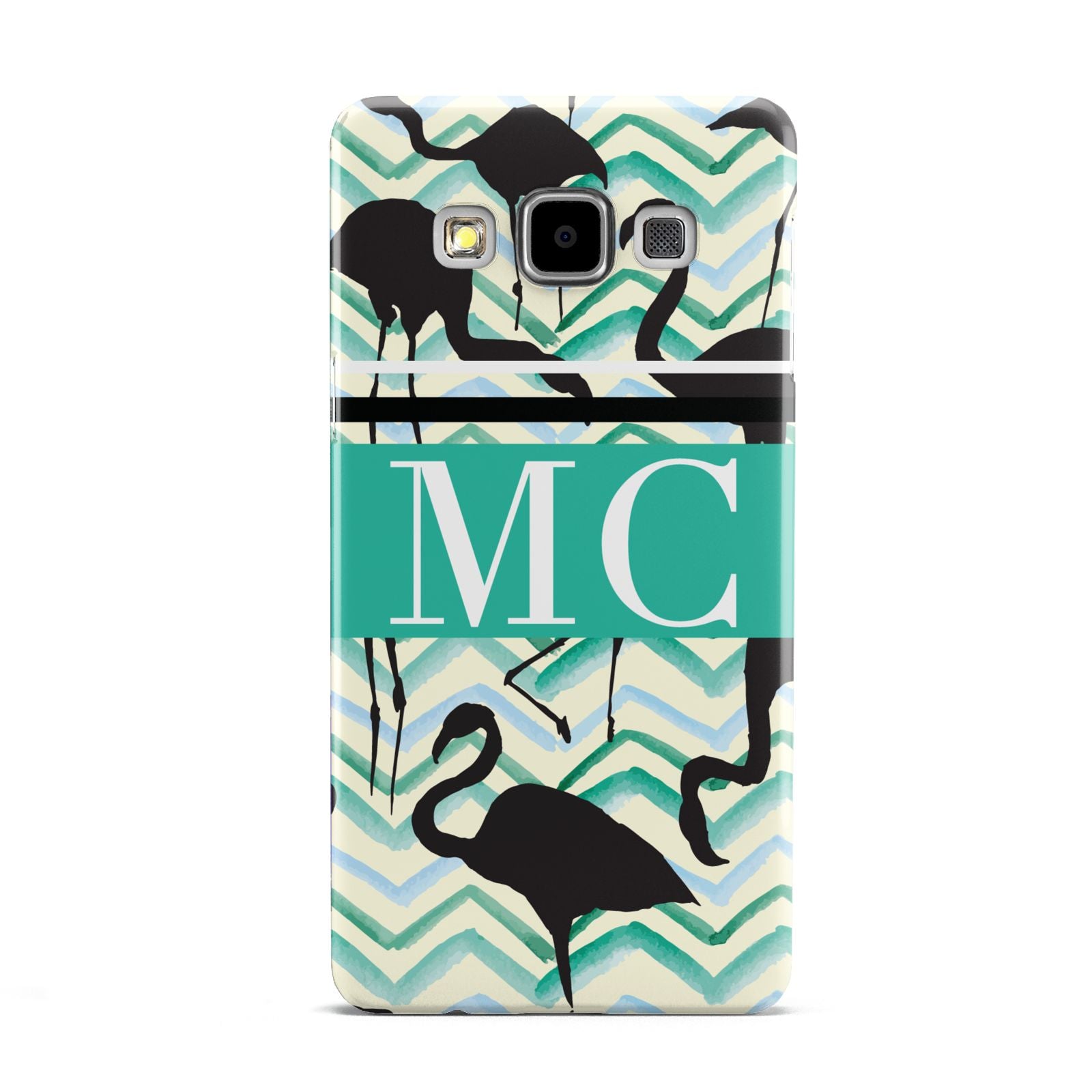 Personalised Initials Flamingos 2 Samsung Galaxy A5 Case