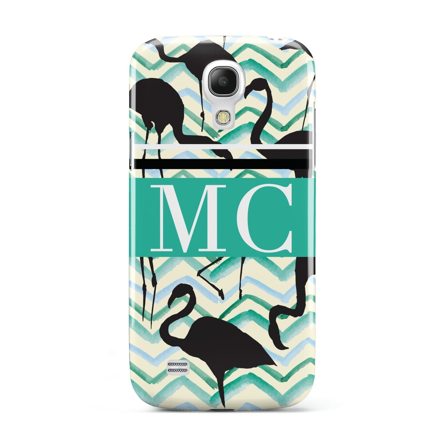 Personalised Initials Flamingos 2 Samsung Galaxy S4 Mini Case