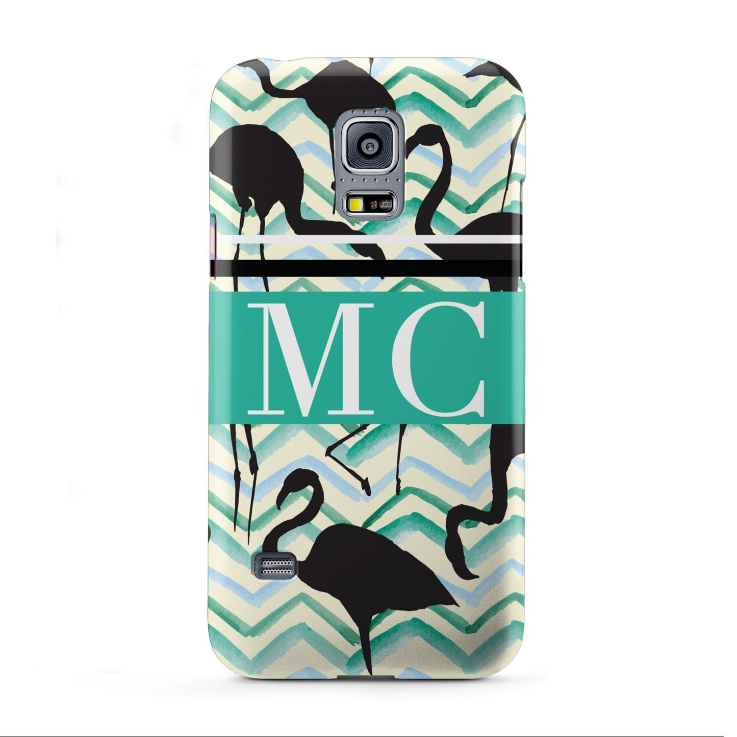 Personalised Initials Flamingos 2 Samsung Galaxy S5 Mini Case